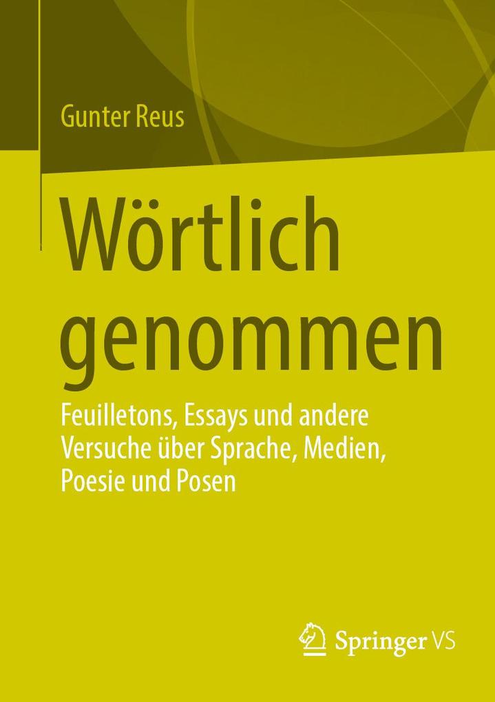Produktbild: Wörtlich genommen | Gunter Reus