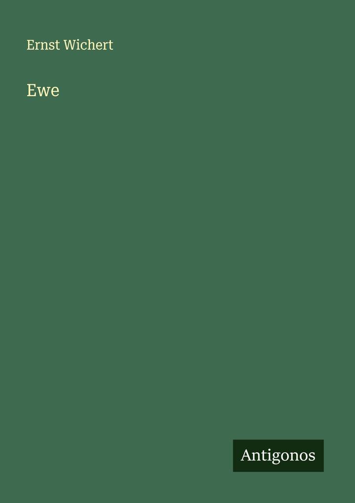 Produktbild: Ewe | Ernst Wichert