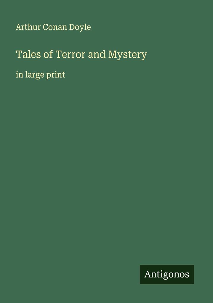 Produktbild: Tales of Terror and Mystery | Arthur Conan Doyle