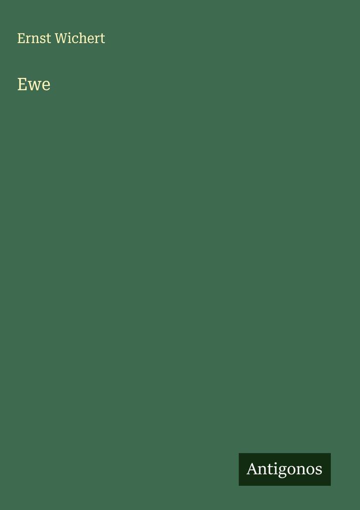 Produktbild: Ewe | Ernst Wichert