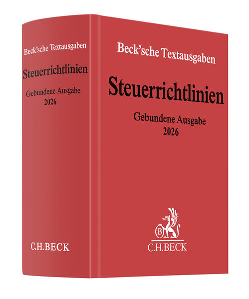 Produktbild: Steuerrichtlinien Gebundene Ausgabe 2026