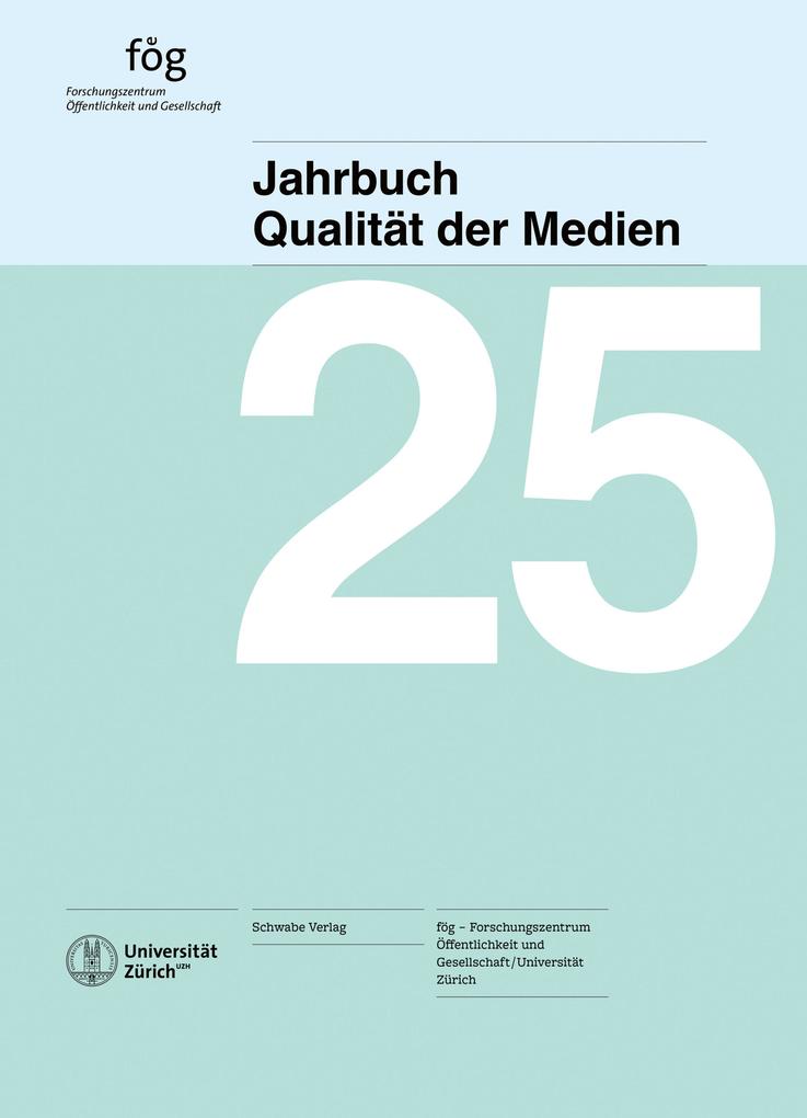 Produktbild: Jahrbuch Qualität der Medien 2025