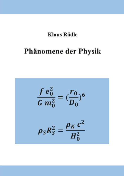 Produktbild: Phänomene der Physik | Klaus Rädle