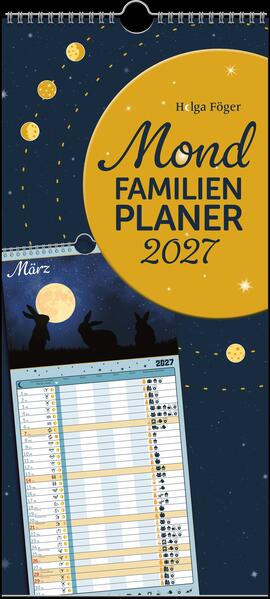Produktbild: Mond-Familienplaner 2027 | Helga Föger