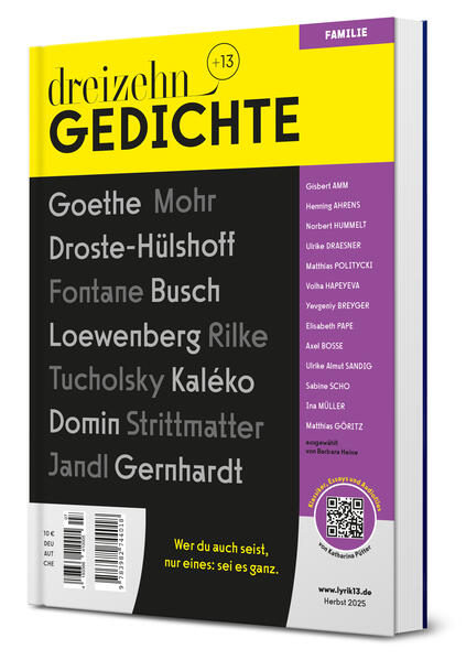 Produktbild: dreizehn +13 Gedichte | Oliver Wurm, Katharina Pütter, Barbara Heine