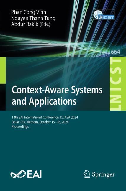 Produktbild: Context-Aware Systems and Applications