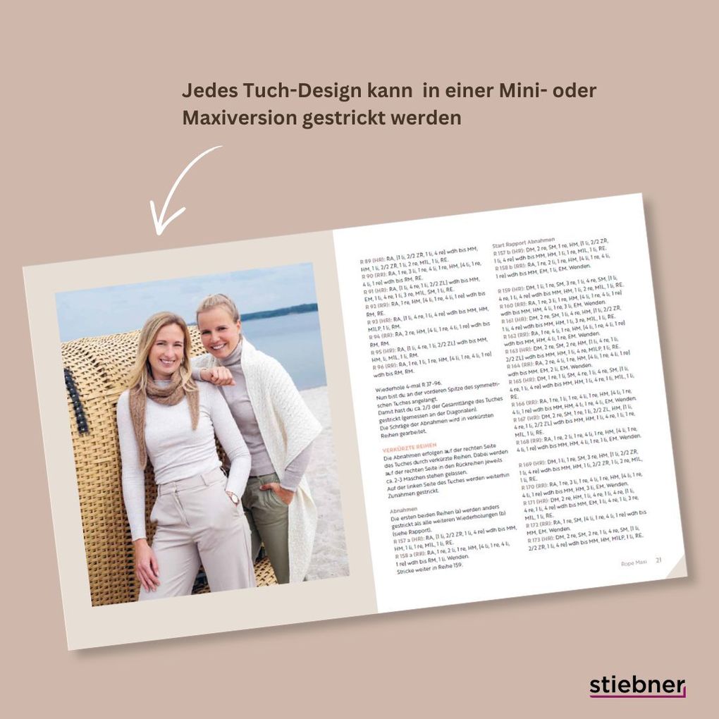 Weitere Ansicht: Mini- und Maxitücher mit Struktur | Gabriele Bartsch