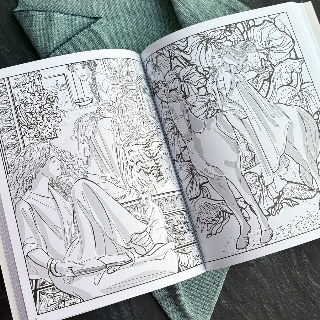 Weitere Ansicht: Das Fashion Malbuch für Erwachsene | F. Volker Feyerabend