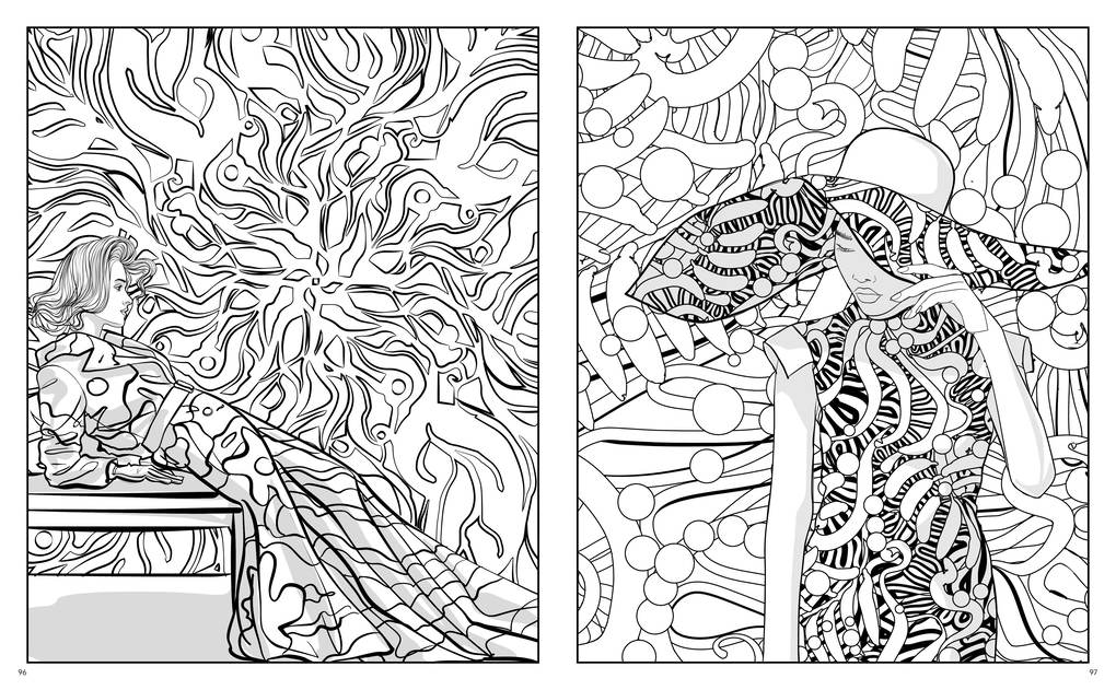 Weitere Ansicht: Das Fashion Malbuch für Erwachsene | F. Volker Feyerabend