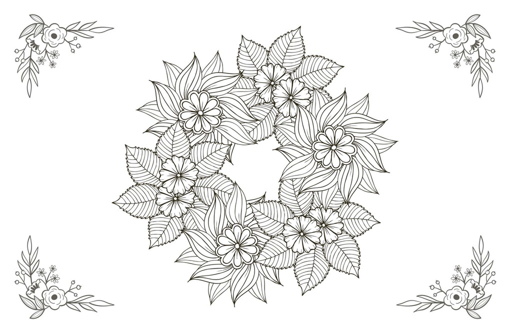 Weitere Ansicht: 50 cozy Karten zum Ausmalen - Blumentraum