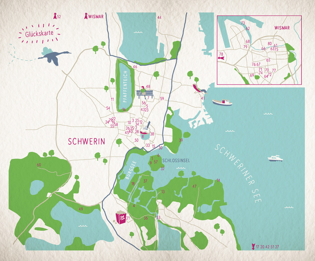 Weitere Ansicht: Glücksorte in Schwerin | Beate Schümann