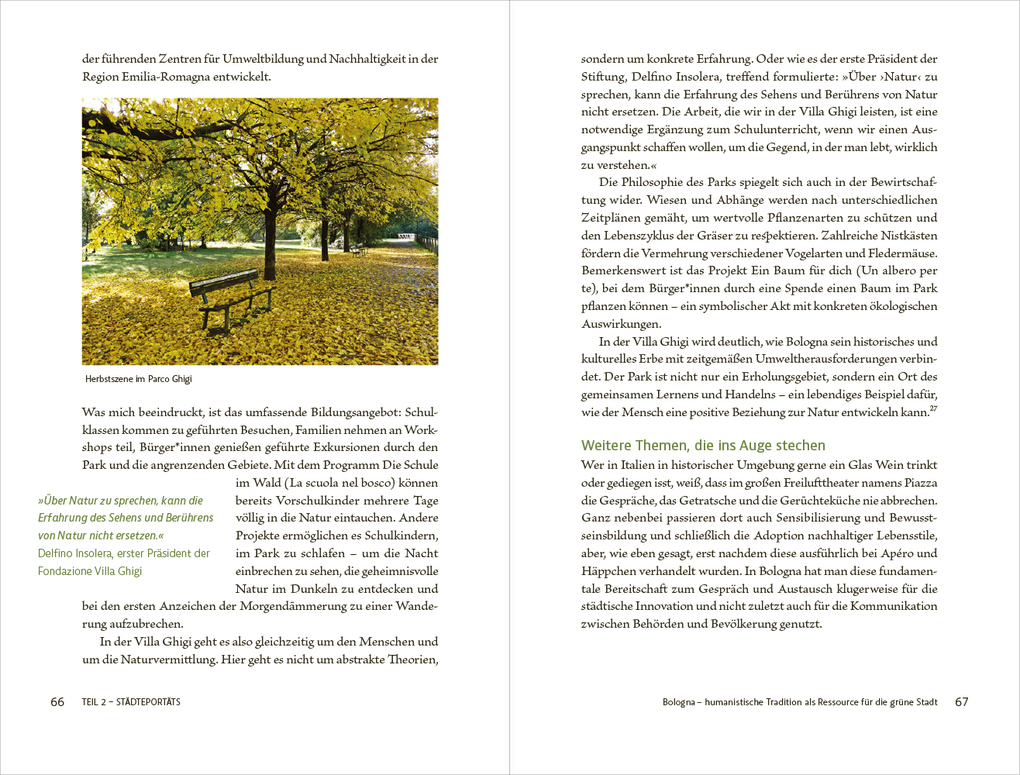 Weitere Ansicht: Grüne Städte | Claudia Acklin