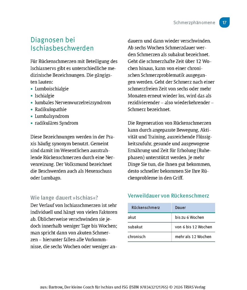 Weitere Ansicht: Der kleine Coach für Ischias und ISG | Kay Bartrow