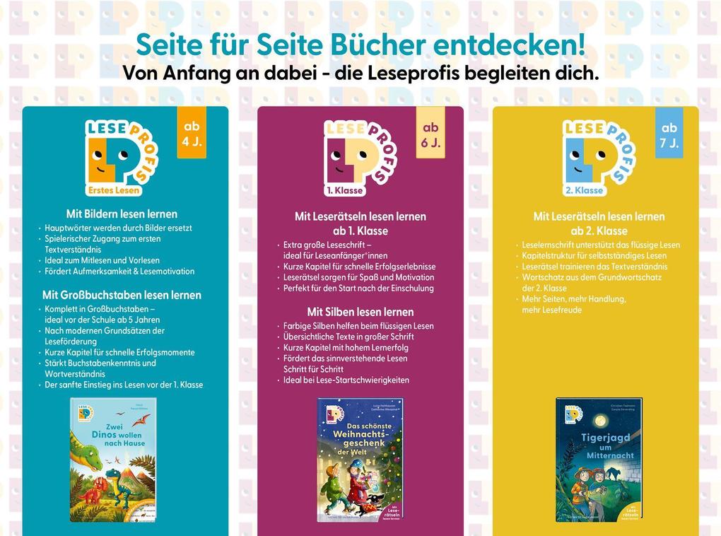 Weitere Ansicht: Leseprofis - Mit Bildern lesen lernen: Der geheimnisvolle Zauberhut, Erstes Lesen | Dirk Hennig