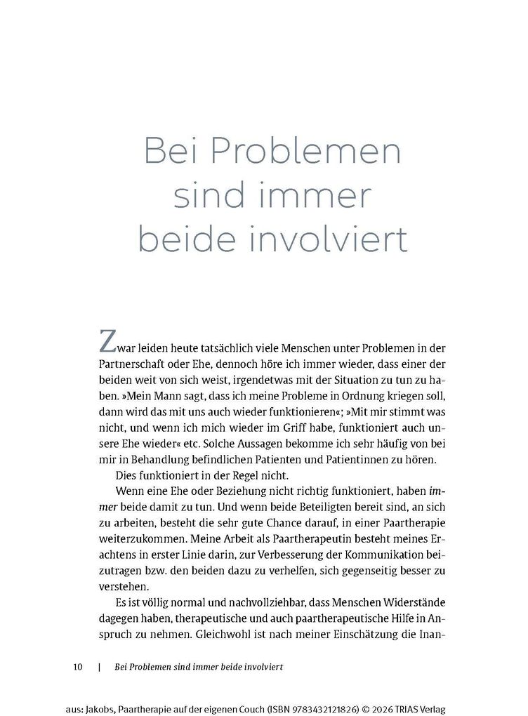 Weitere Ansicht: Paartherapie auf der eigenen Couch | Birgit Jakobs