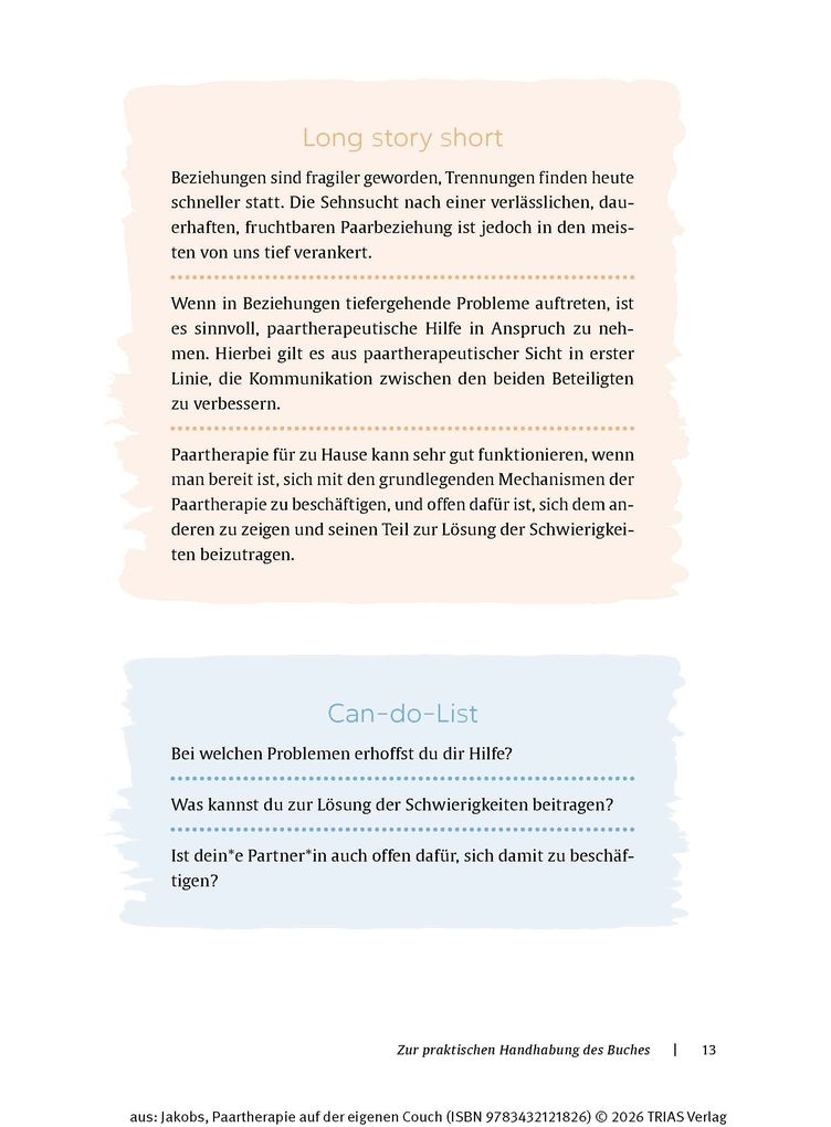 Weitere Ansicht: Paartherapie auf der eigenen Couch | Birgit Jakobs