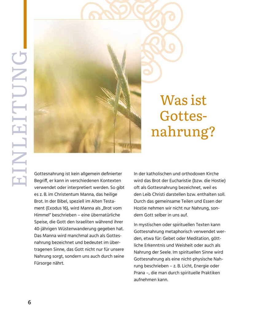 Weitere Ansicht: Das große Buch der Gottesnahrung | Antje Watermann