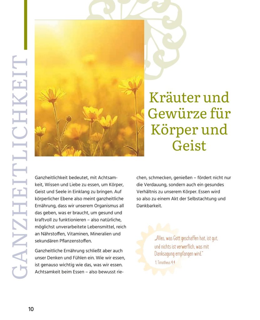 Weitere Ansicht: Das große Buch der Gottesnahrung | Antje Watermann