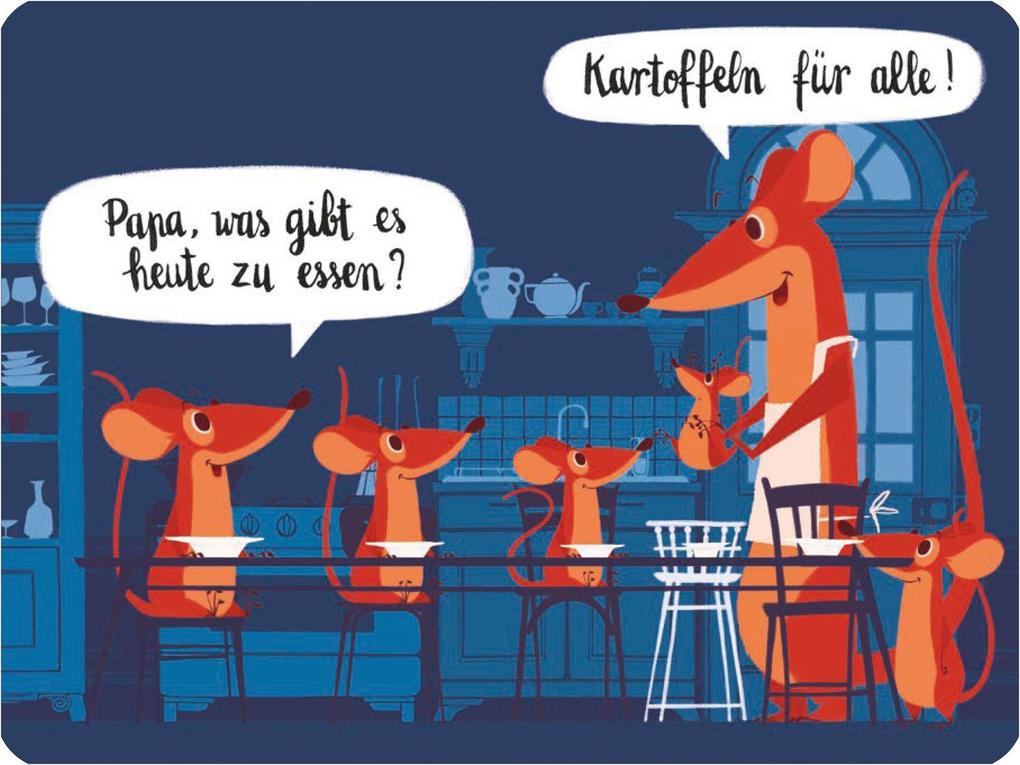 Weitere Ansicht: Ich, ich, ich! Fünf Mäuse haben Hunger | Guillaume Bracquemond