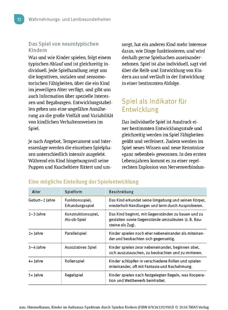 Weitere Ansicht: Kinder im Autismus-Spektrum durch Spielen fördern | Irmgard Himmelbauer