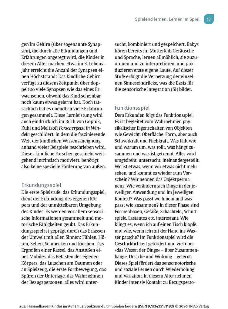 Weitere Ansicht: Kinder im Autismus-Spektrum durch Spielen fördern | Irmgard Himmelbauer