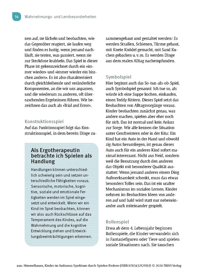 Weitere Ansicht: Kinder im Autismus-Spektrum durch Spielen fördern | Irmgard Himmelbauer