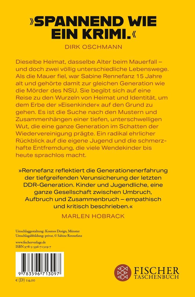 Weitere Ansicht: Eisenkinder | Sabine Rennefanz