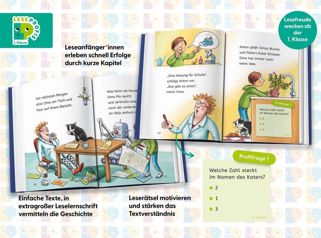 Weitere Ansicht: Leseprofis - Die total verrückte Schrumpf-Maschine, 1. Klasse | Heike Wiechmann