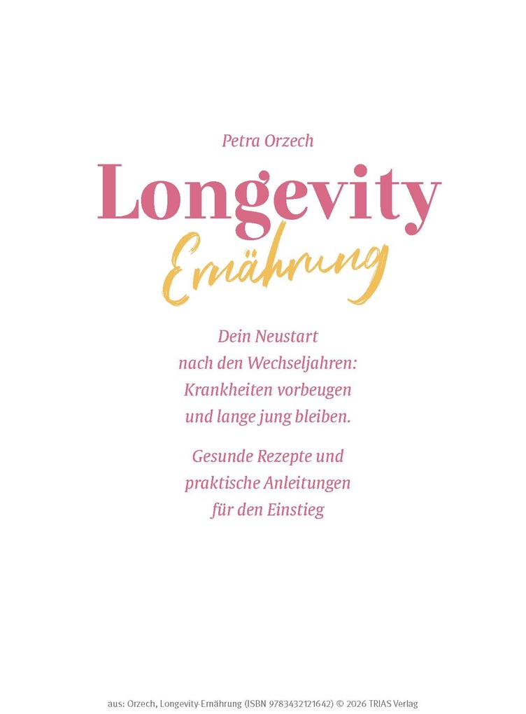 Weitere Ansicht: Longevity-Ernährung | Petra Orzech