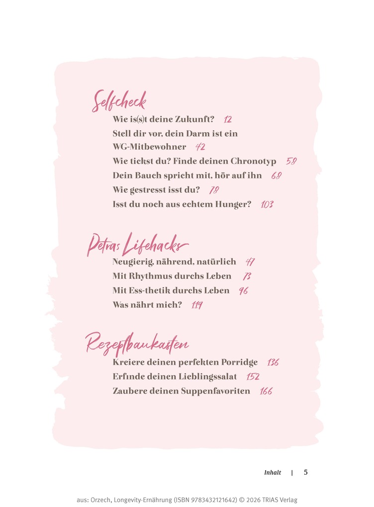 Weitere Ansicht: Longevity-Ernährung | Petra Orzech