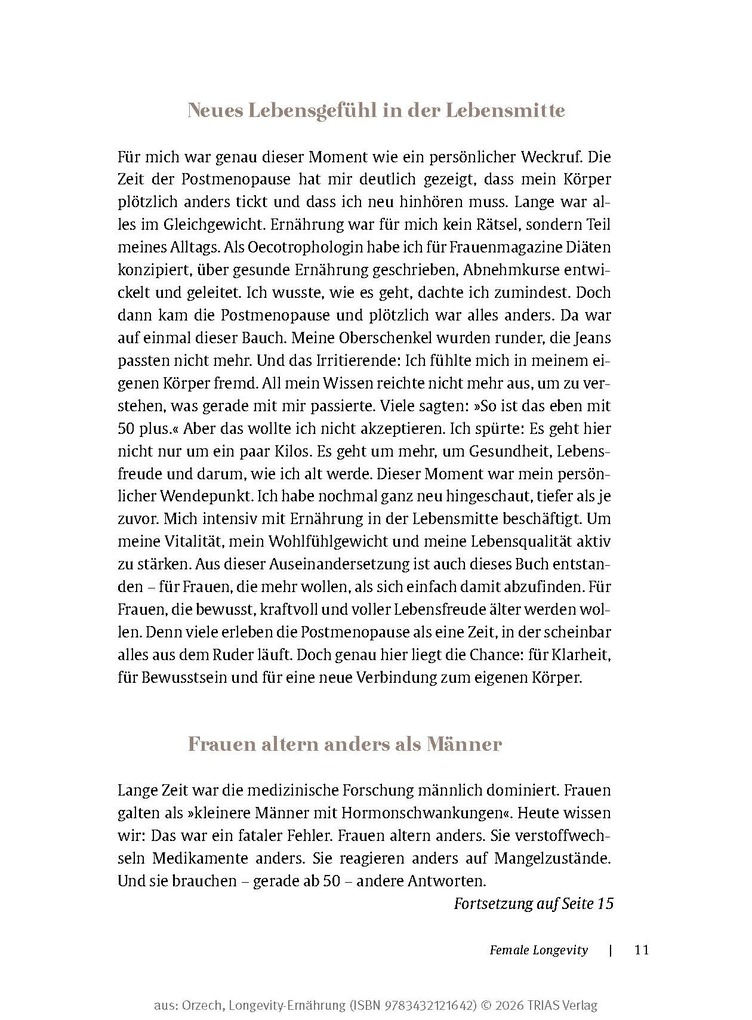 Weitere Ansicht: Longevity-Ernährung | Petra Orzech