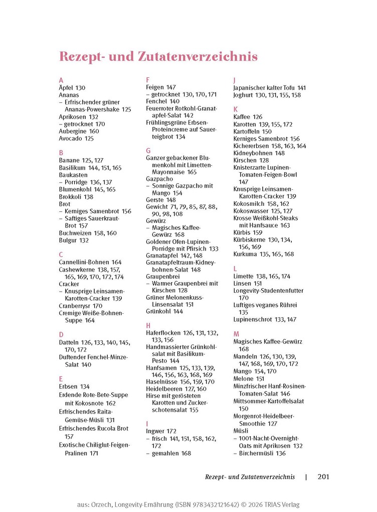 Weitere Ansicht: Longevity-Ernährung | Petra Orzech