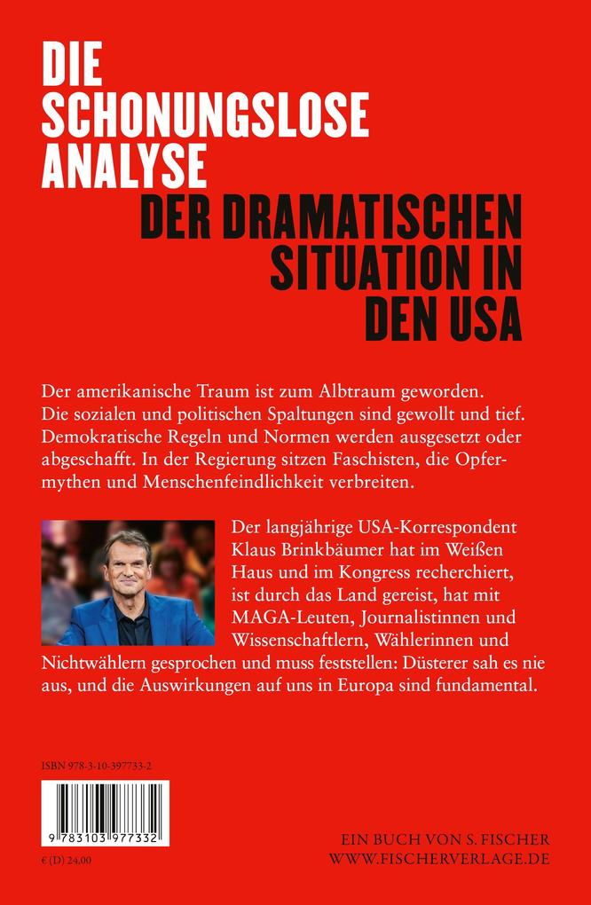 Weitere Ansicht: Der amerikanische Albtraum | Klaus Brinkbäumer