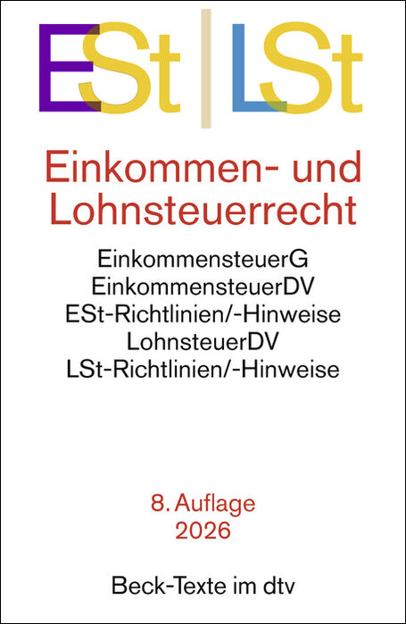 Weitere Ansicht: Einkommen- / Lohnsteuerrecht. ESt / LSt