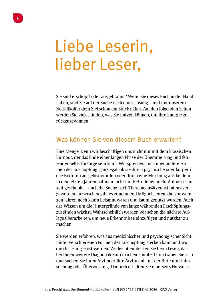 Weitere Ansicht: Der Burnout-Notfallkoffer | Anke Precht, Dorothee Siemon