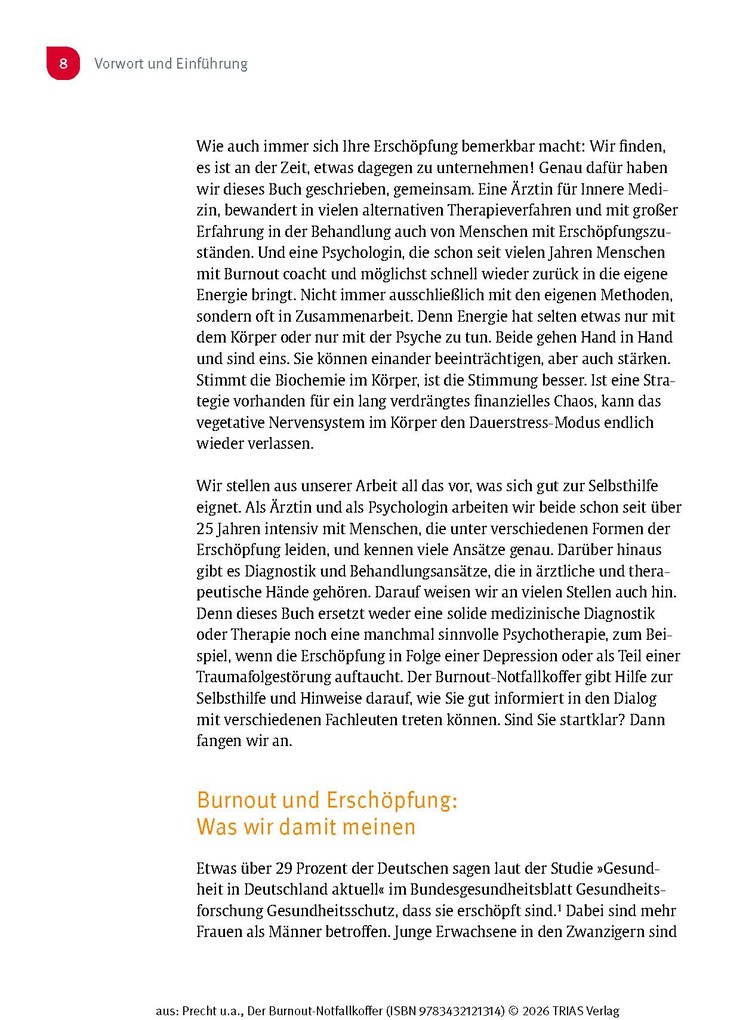 Weitere Ansicht: Der Burnout-Notfallkoffer | Anke Precht, Dorothee Siemon