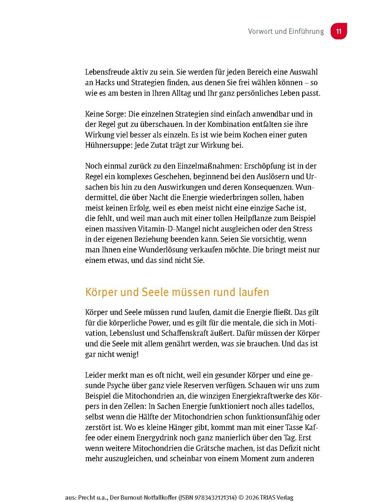Weitere Ansicht: Der Burnout-Notfallkoffer | Anke Precht, Dorothee Siemon