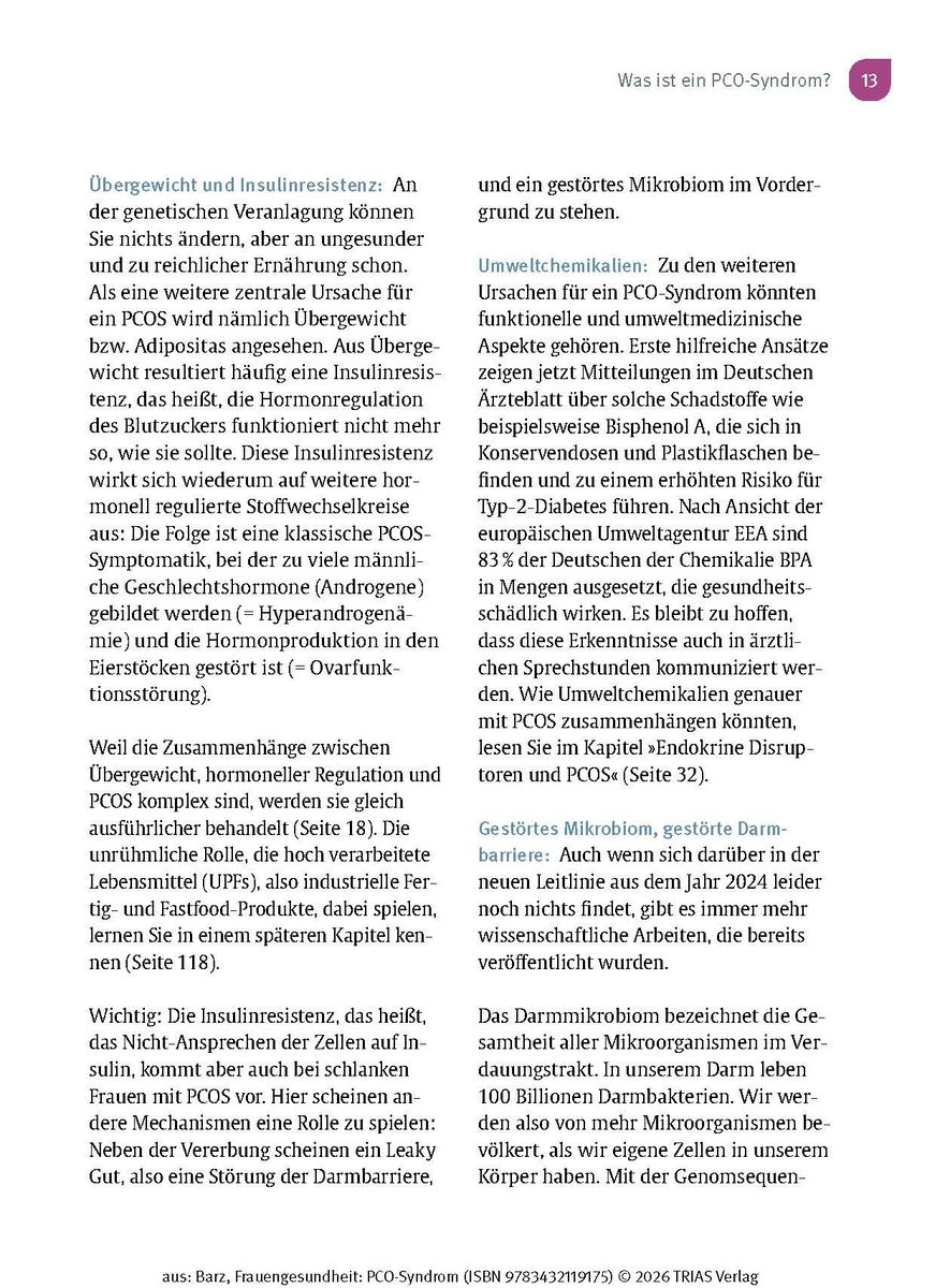 Weitere Ansicht: Frauengesundheit: PCO-Syndrom | Sabine Barz