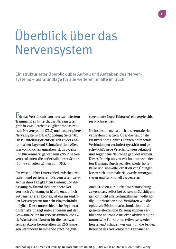 Weitere Ansicht: Medical Training: Neurozentriertes Training | Andreas Könings, Lisa Könings