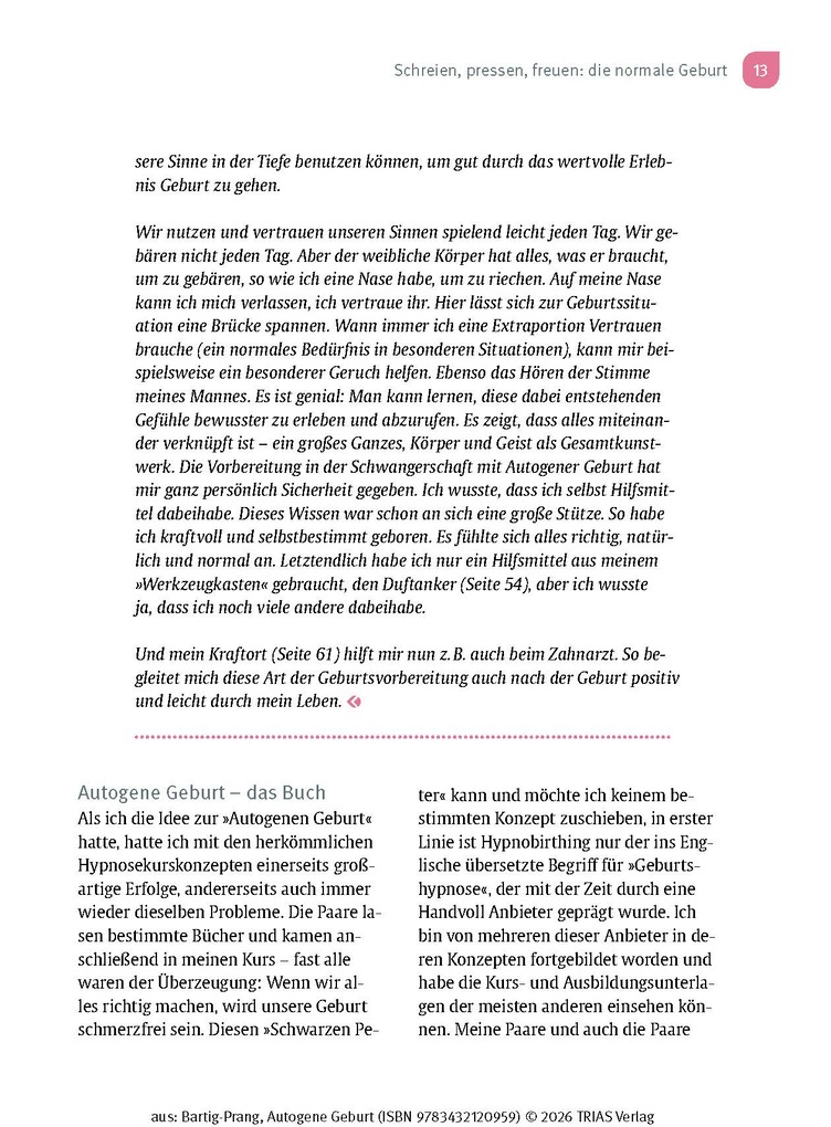 Weitere Ansicht: Autogene Geburt | Tatje Bartig-Prang