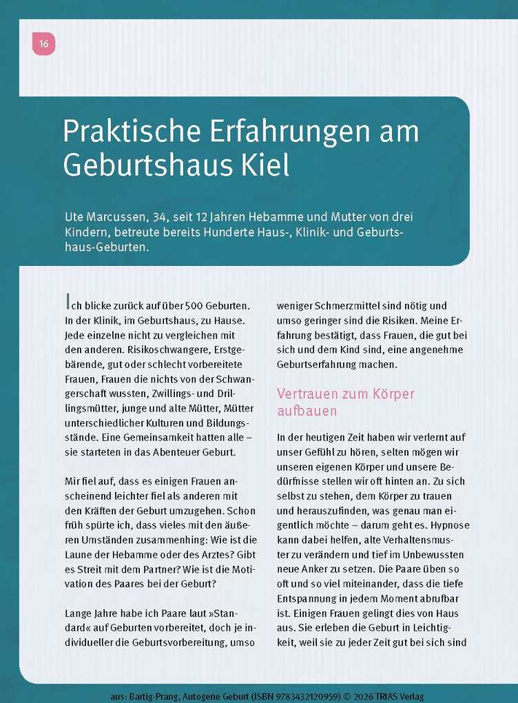 Weitere Ansicht: Autogene Geburt | Tatje Bartig-Prang