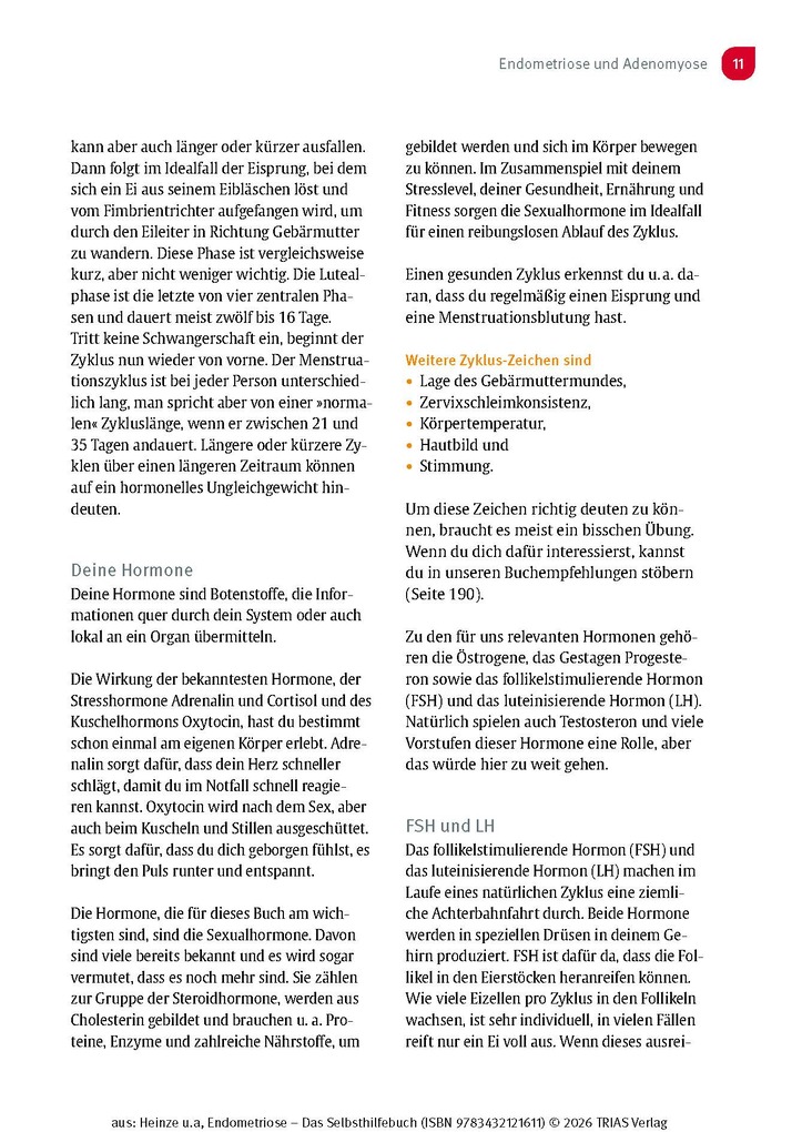 Weitere Ansicht: Endometriose - Das Selbsthilfebuch | Nicole R. Heinze, Annika Cost-Heil, Katharina Kubosch, Naila Rediske