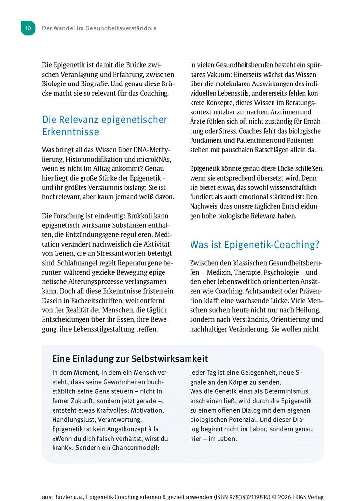 Weitere Ansicht: Epigenetik-Coaching erlernen & gezielt anwenden | Manuel Burzler, Timo Janisch