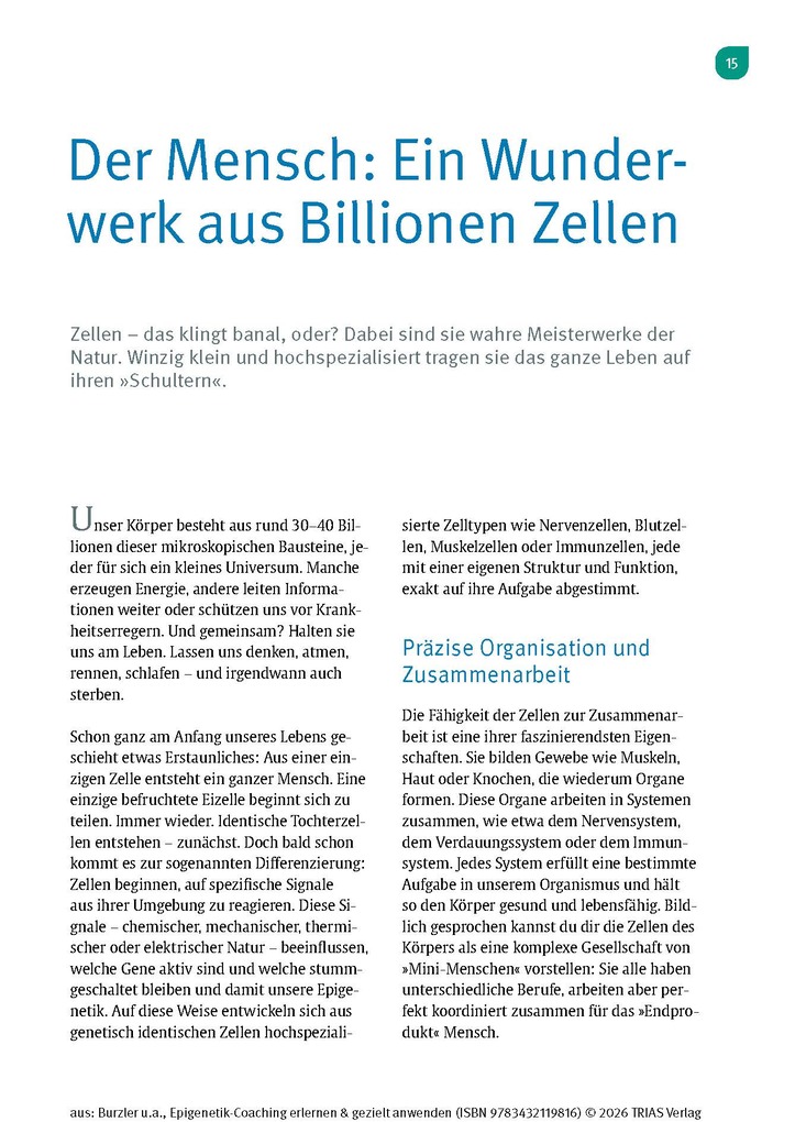 Weitere Ansicht: Epigenetik-Coaching erlernen & gezielt anwenden | Manuel Burzler, Timo Janisch