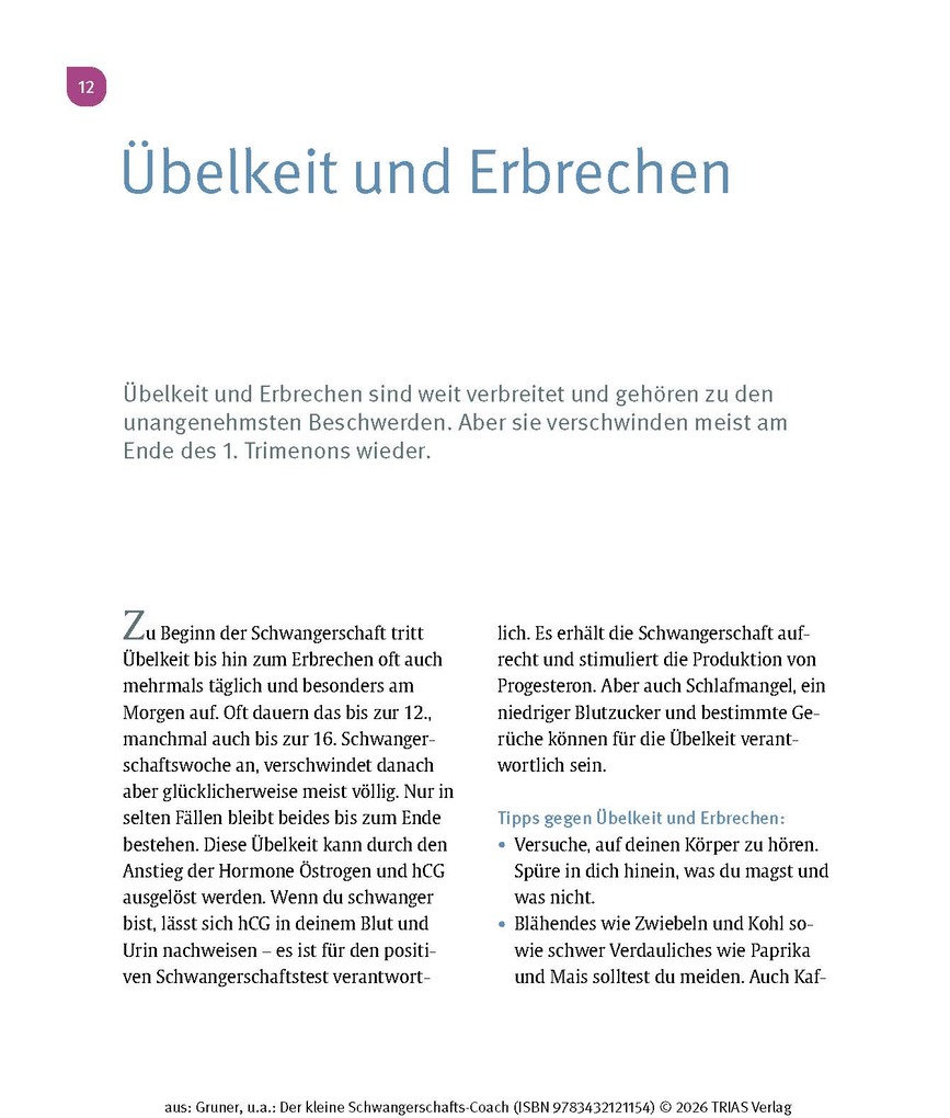 Weitere Ansicht: Der kleine Schwangerschafts-Coach | Juliane Schäfer, Stefanie Gruner