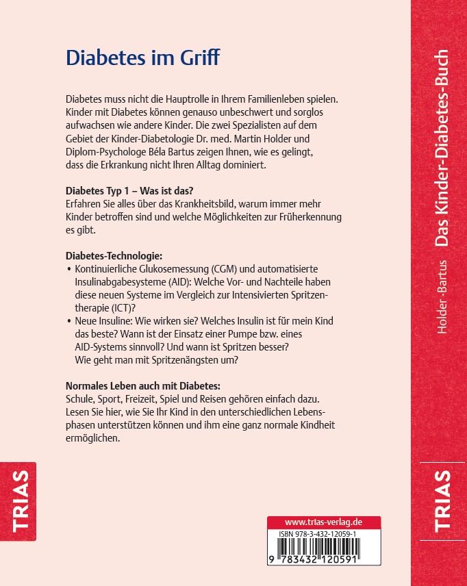 Weitere Ansicht: Das Kinder-Diabetes-Buch | Béla Bartus, Martin Holder