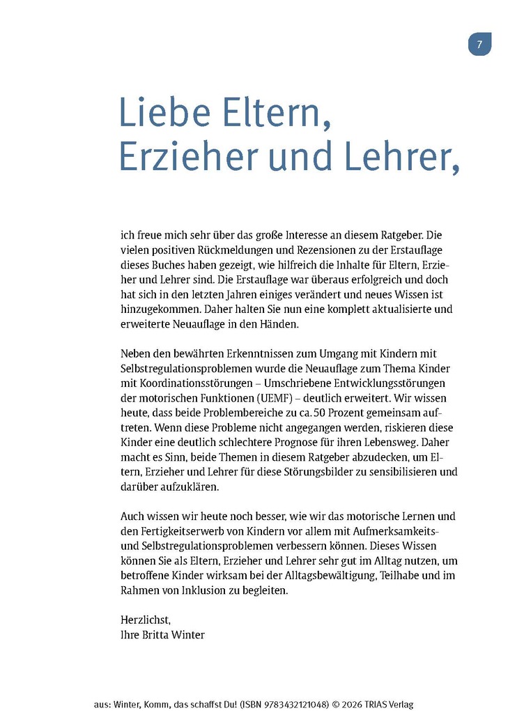 Weitere Ansicht: Komm, das schaffst Du! | Britta Winter