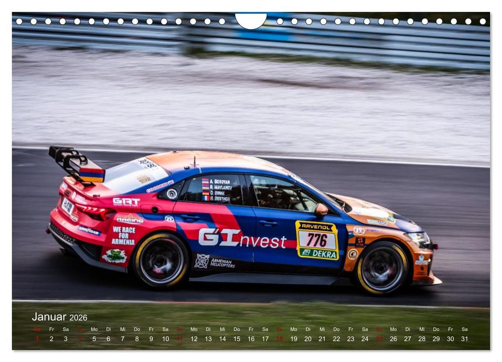 Weitere Ansicht: Nürburgring Langstreckenmeisterschaft (Wandkalender 2026 DIN A4 quer), CALVENDO Monatskalender | Dirk Stegemann © Phoenix Photodesign, Calvendo