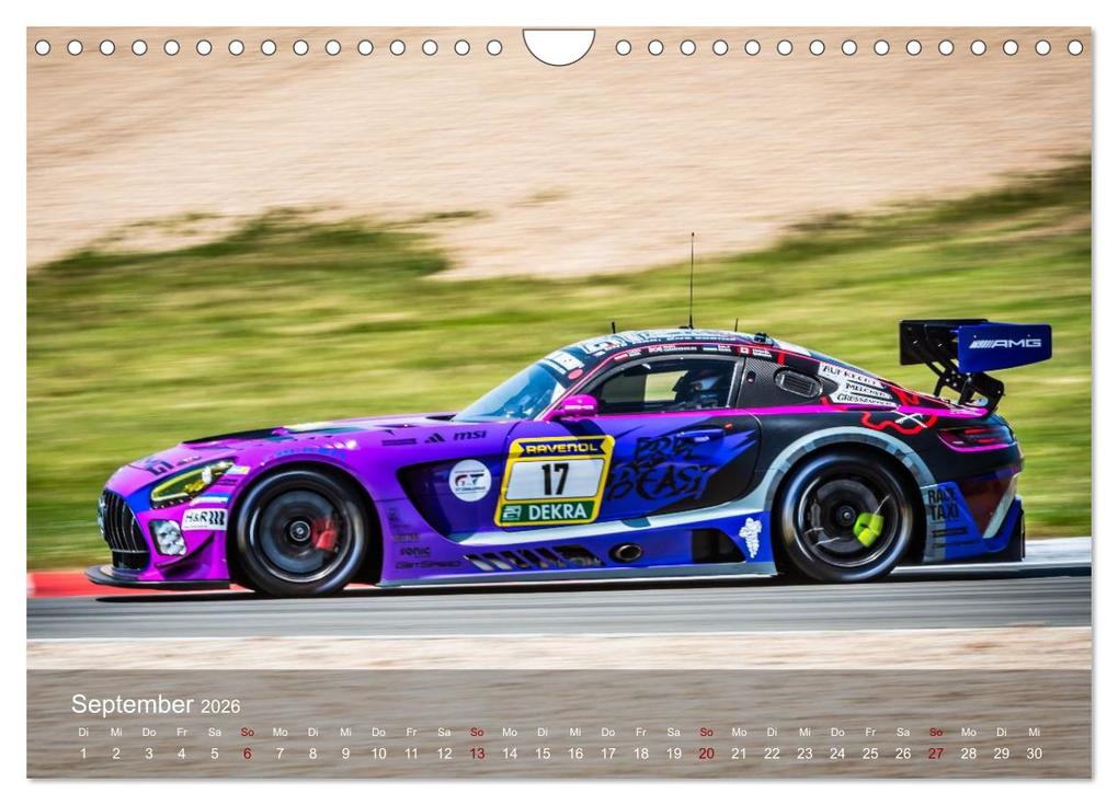 Weitere Ansicht: Nürburgring Langstreckenmeisterschaft (Wandkalender 2026 DIN A4 quer), CALVENDO Monatskalender | Dirk Stegemann © Phoenix Photodesign, Calvendo