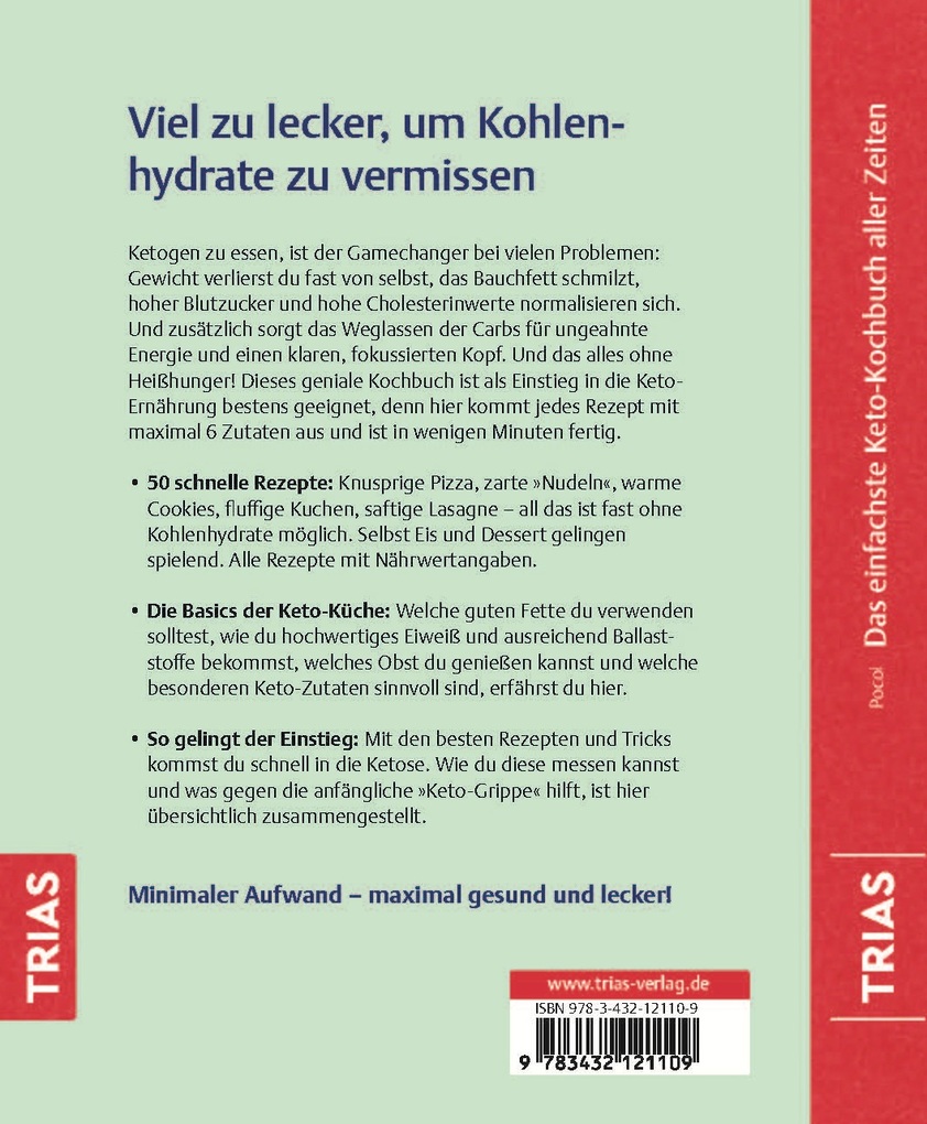 Weitere Ansicht: Das einfachste Keto-Kochbuch aller Zeiten | Alexandra Pocol